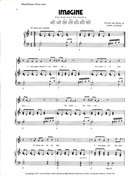 Imagine - John Lennon - PDF Piano Sheet Music Free