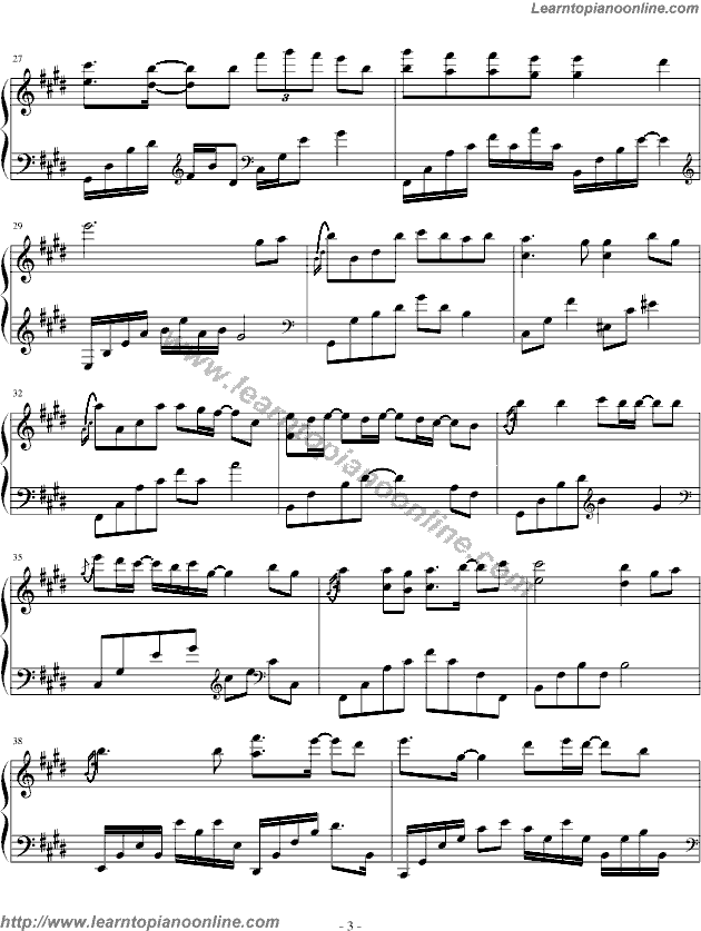Piano Solo by Yiruma Piano Sheet Music Free