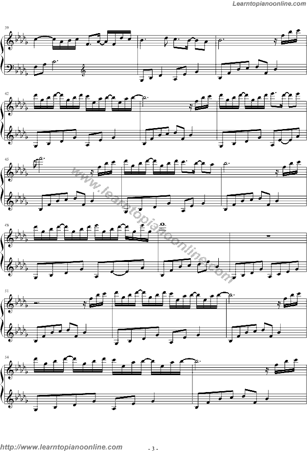 Empty Room by Daydream Piano Sheet Music Free
