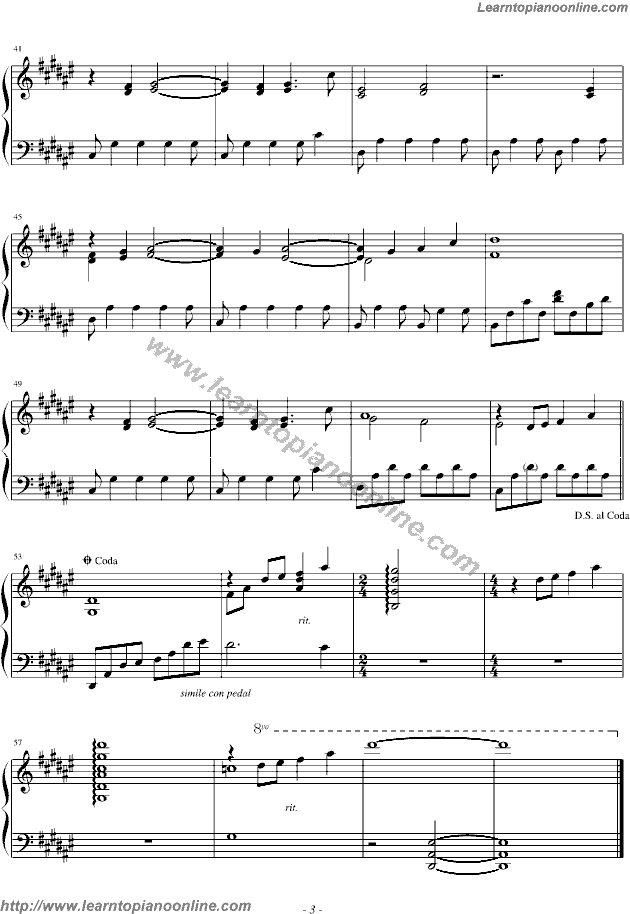 The Winding Path by Kevin Kern Piano Sheet Music Free