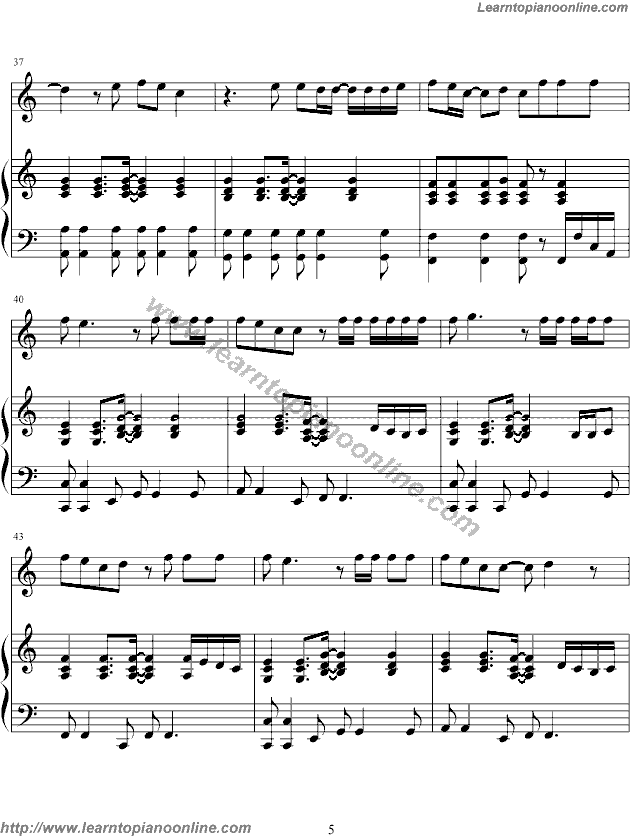 Miracle by Super Junior Piano Sheet Music Free