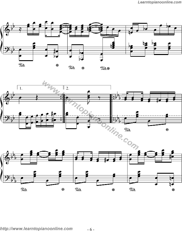 The Cascades(Jazz) by Scott Joplin Piano Sheet Music Free