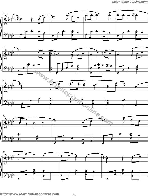 The answer by corrinne may Piano Sheet Music Free
