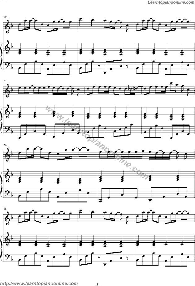 fragile by Every Little Thing Piano Sheet Music Free