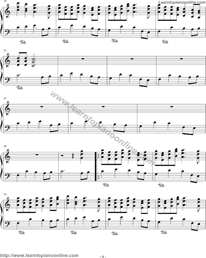 Forever memories by W-inds Piano Sheet Music Free