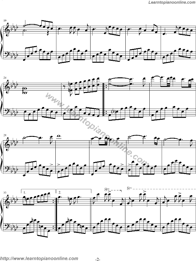 First Touch by Yanni Piano Sheet Music Free