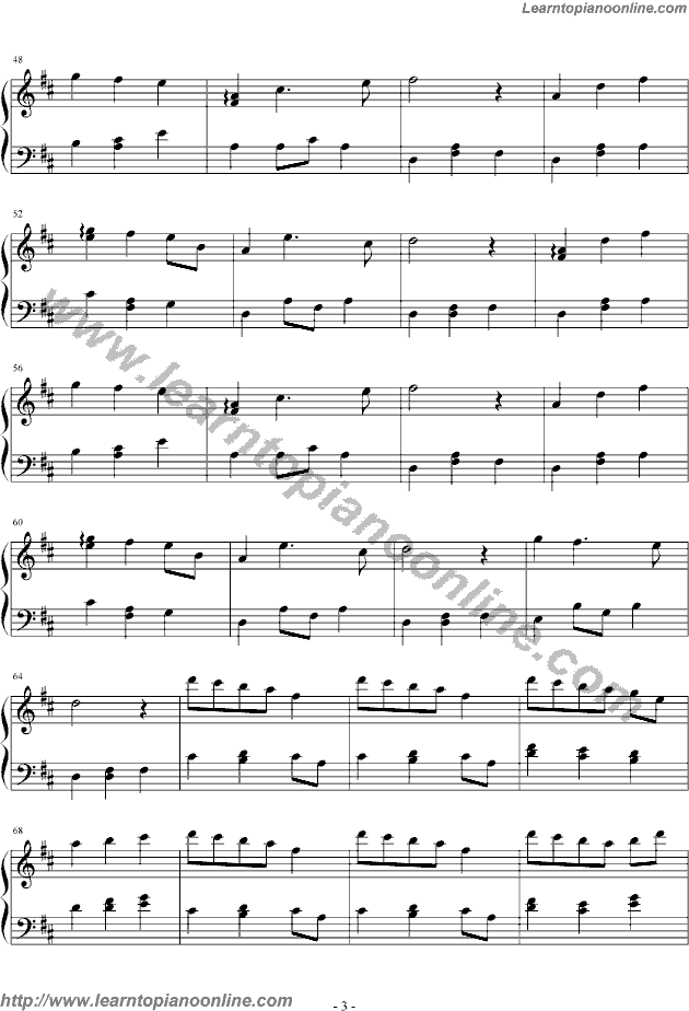 The Glory Way by Bandari Free Piano Sheet Music