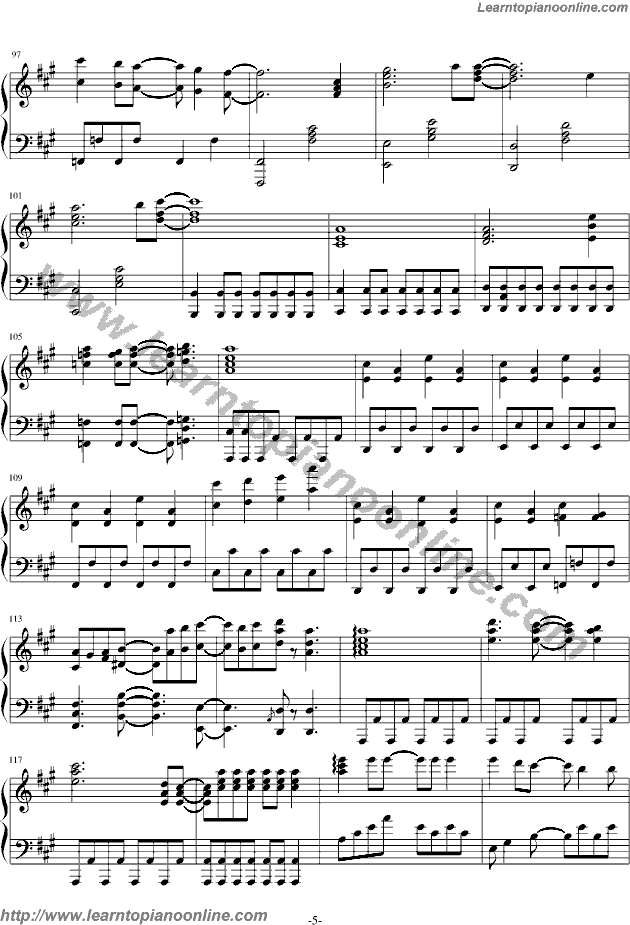 Bakemonogatari ED Single Kimi no Shiranai Monogatari by Supercell Free Piano Sheet Music
