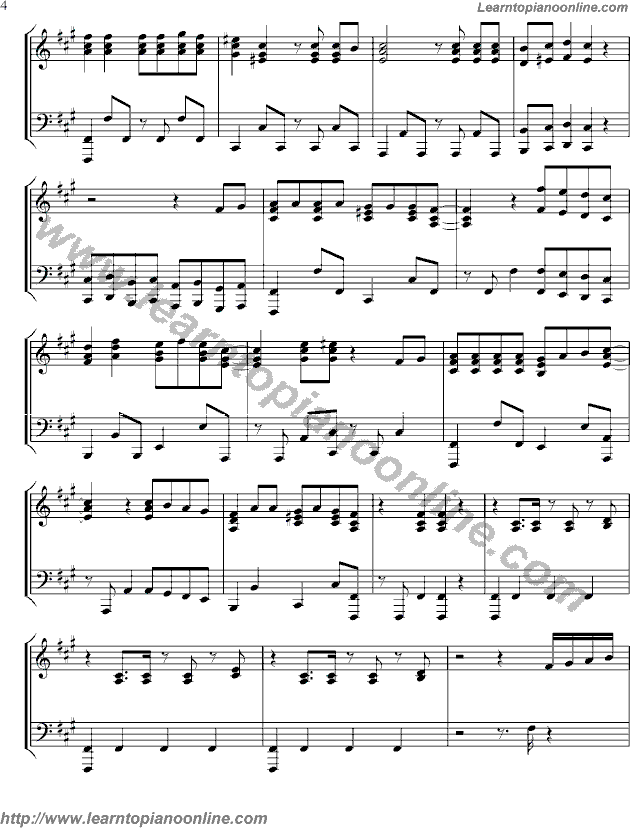 Cry Cry by T-ara Free Piano Sheet Music