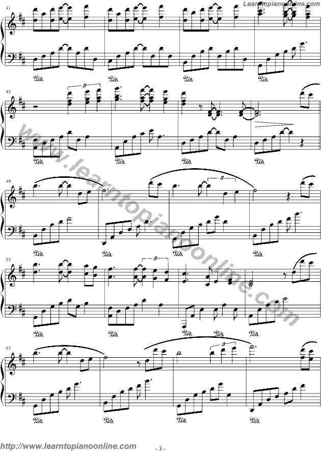 Through The Arbor by Kevin Kern Free Piano Sheet Music