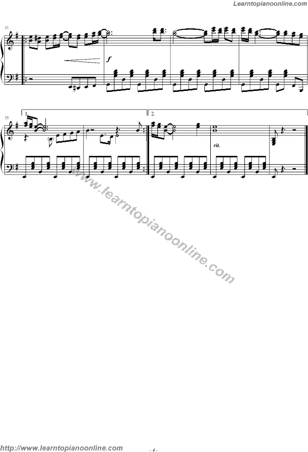 El Condor Pasa (If I Could) by Simon & Garfunkel Free Piano Sheet Music