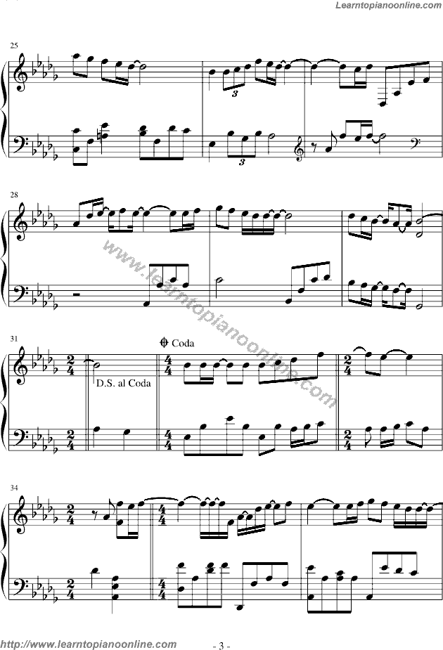 More than blue OST: No one else by Lee Seung-Cheol Free Piano Sheet Music