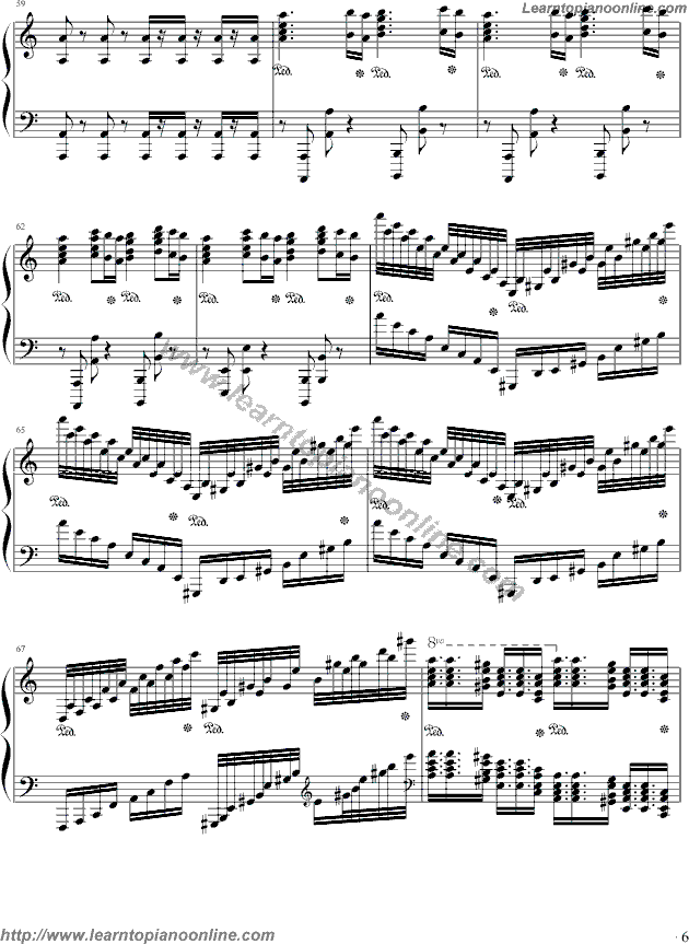 Grieg's Piano Concerto In A Minor by Maksim Mrvica Free Piano Sheet Music
