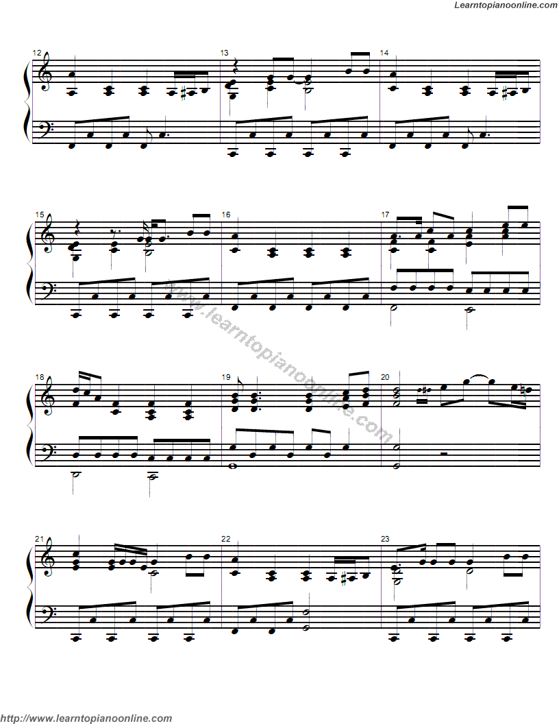 Imagine by John Lennon Free Piano Sheet Music Chords Tabs Notes Tutorial Score