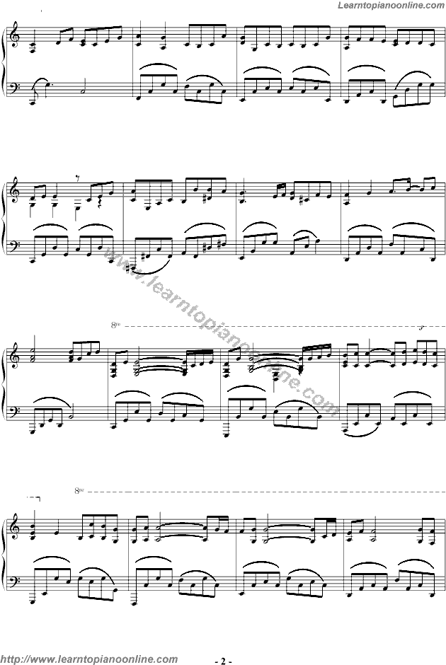 Kiss The Rain by Yiruma Free Piano Sheet Music Chords Tabs Notes Tutorial Score