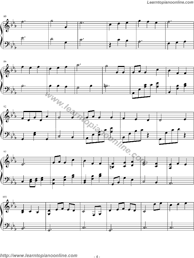 It's Only The Fairy Tale by Mai Hime Free Piano Sheet Music Chords Tabs Notes Tutorial Score