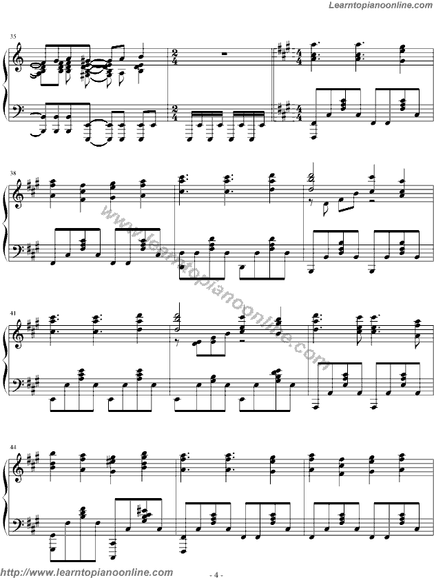 Kalafina Fate Zero OP2 - To The Beginning Free Piano Sheet Music Chords Tabs Notes Tutorial Score