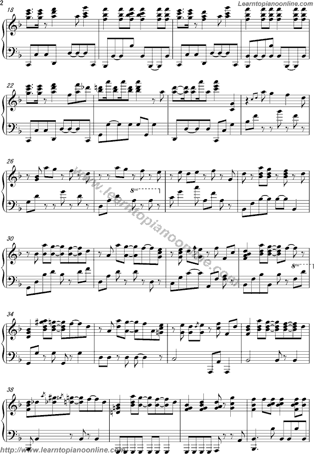 Kesha Ke$ha - TiK ToK Free Piano Sheet Music Chords Tabs Notes Tutorial Score
