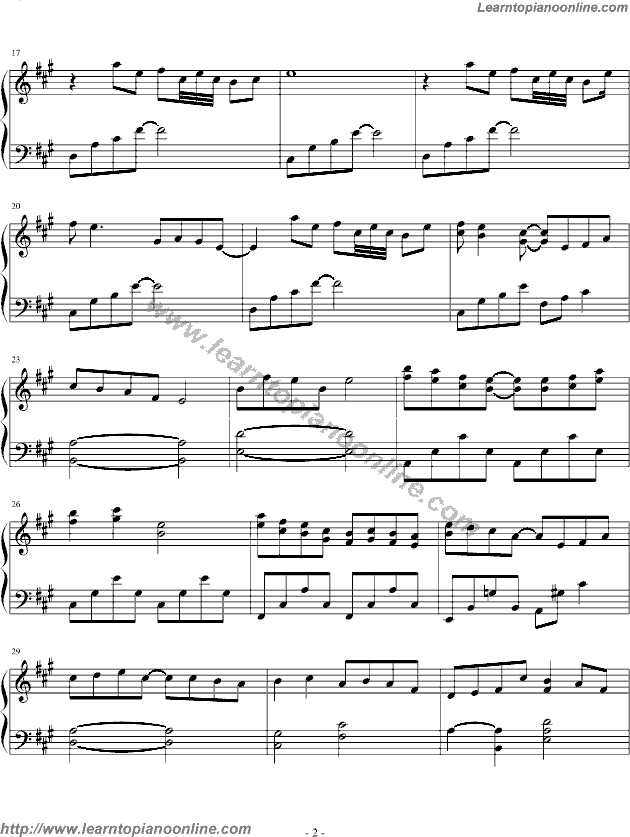 Masaji Watanabe - Verdurous Mountains Pacific Moon Free Piano Sheet Music Chords Tabs Notes Tutorial Score