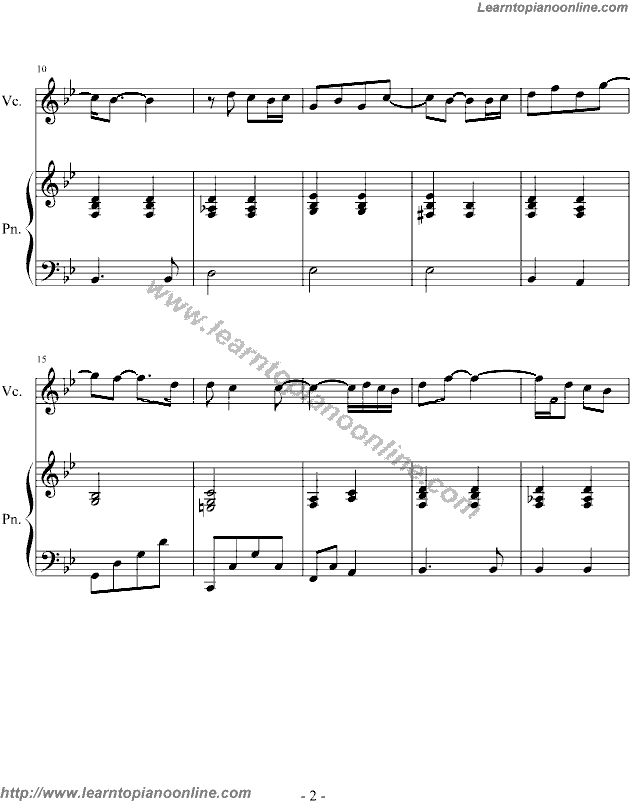 Emi Fujita - Desperado Free Piano Sheet Music Chords Tabs Notes Tutorial Score