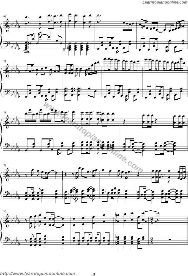 Vocaloid Hatsune Miku - Black Box Free Piano Sheet Music Chords Tabs Notes Tutorial Score