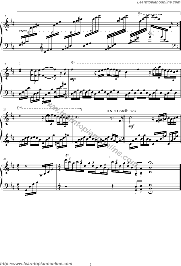 Fragile Heart-Coeur Fragile - Richard Clayderman Free Piano Sheet Music Chords Tabs Notes Tutorial Score