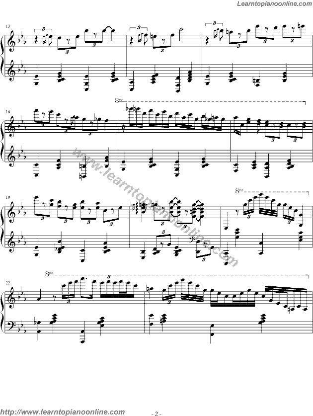 Fats Waller - Ain't Misbehavin Free Piano Sheet Music Chords Tabs Notes Tutorial Score