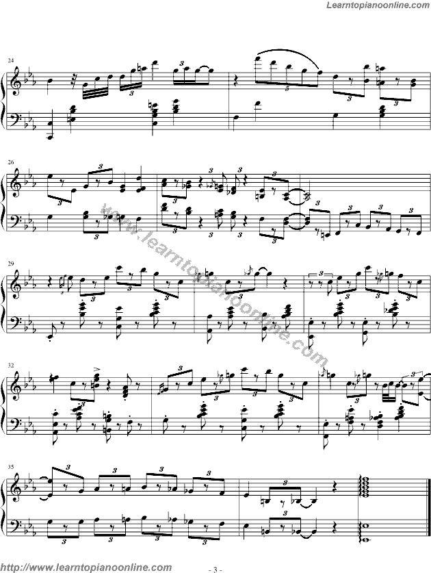 Fats Waller - Ain't Misbehavin Free Piano Sheet Music Chords Tabs Notes Tutorial Score