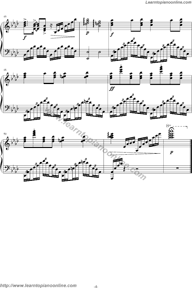 Richard Clayderman - Ghost Free Piano Sheet Music Chords Tabs Notes Tutorial Score