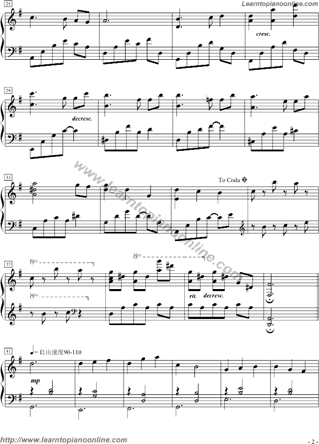 Yiruma - Spring Waltz Free Piano Sheet Music Chords Tabs Notes Tutorial Score