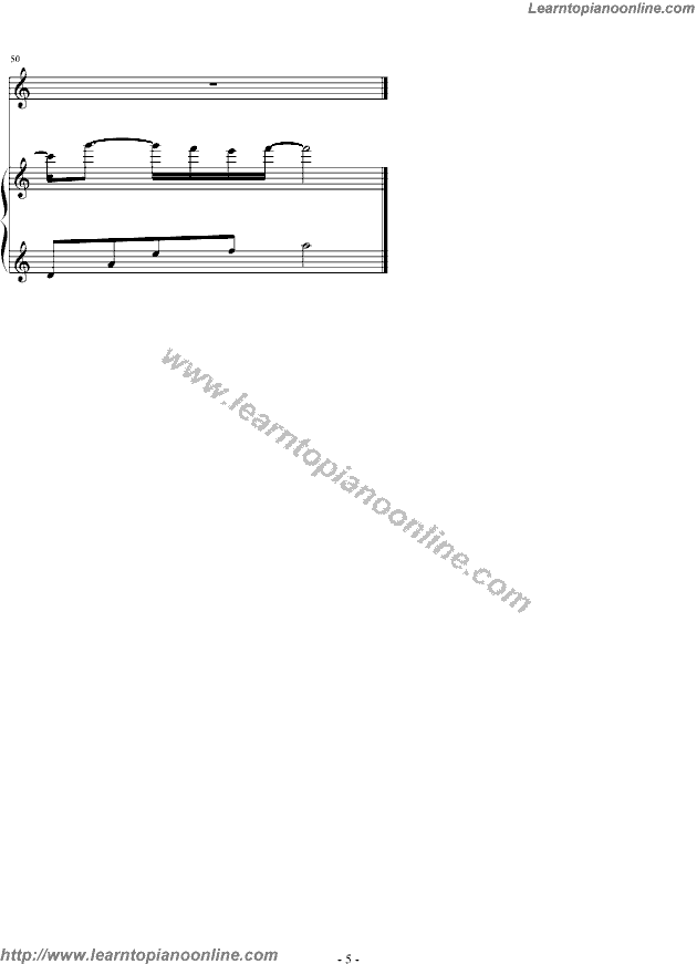 Yiruma - Because I love you Free Piano Sheet Music Chords Tabs Notes Tutorial Score