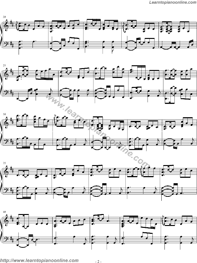 Yiruma - Hope Piano Sheet music Free Piano Sheet Music Chords Tabs Notes Tutorial Score