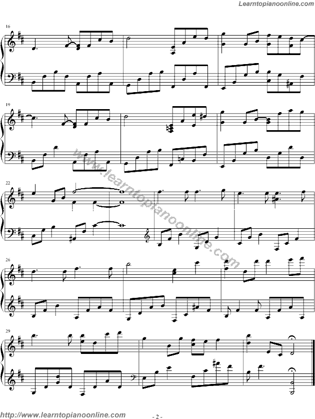 Yiruma - Love Hurts Free Piano Sheet Music Chords Tabs Notes Tutorial Score
