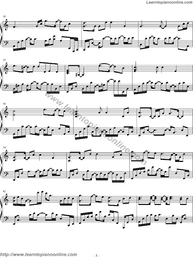 Yiruma - Destiny Of Love Piano Sheet Music Chords Tabs Notes Tutorial Score Free