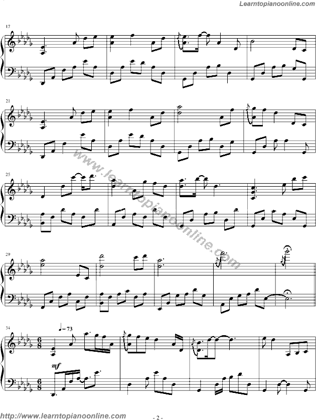 Yiruma - Love PNONI Piano Sheet Music Chords Tabs Notes Tutorial Score Free