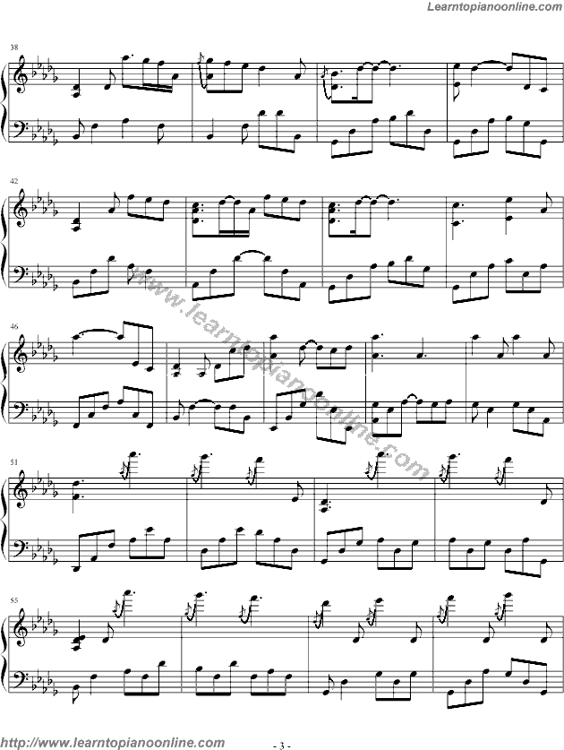 Yiruma - Love PNONI Piano Sheet Music Chords Tabs Notes Tutorial Score Free