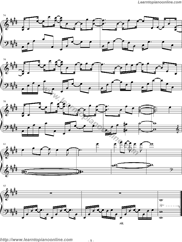 Yiruma - He Knows My Name Piano Sheet Music Chords Tabs Notes Tutorial Score Free