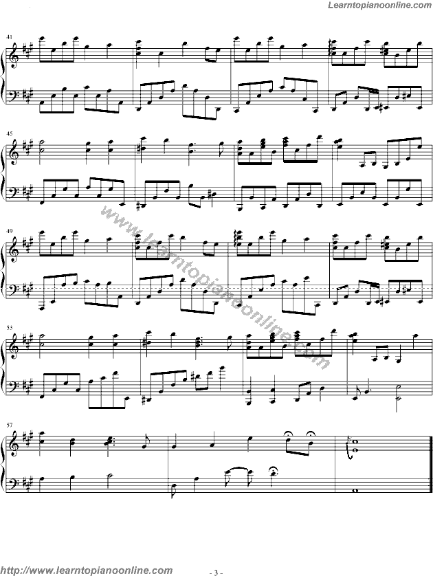 Yiruma - Shining smile Piano Sheet Music Chords Tabs Notes Tutorial Score Free