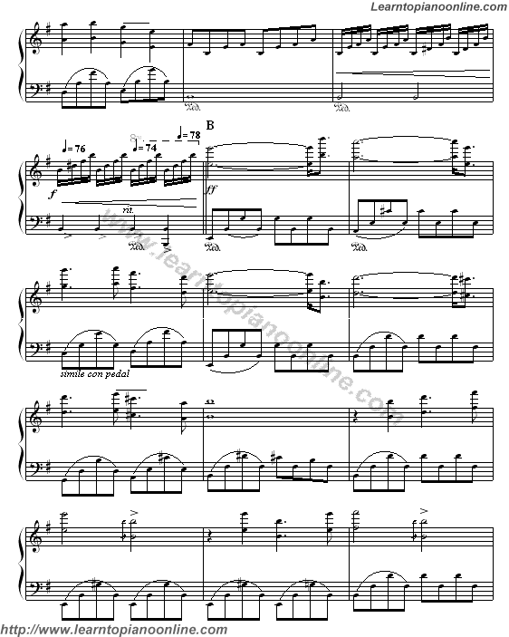 Richard Clayderman - Exodus Theme from Exodus Piano Sheet Music Chords Tabs Notes Tutorial Score Free