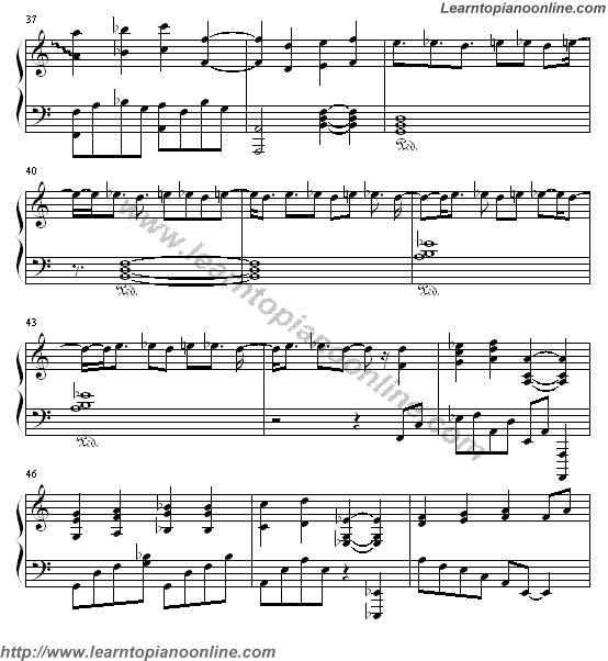 Richard Clayderman - Rhapsody in Blue Piano Sheet Music Chords Tabs Notes Tutorial Score Free