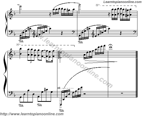 Richard Clayderman - Couleur Tendresse Piano Sheet Music Chords Tabs Notes Tutorial Score Free
