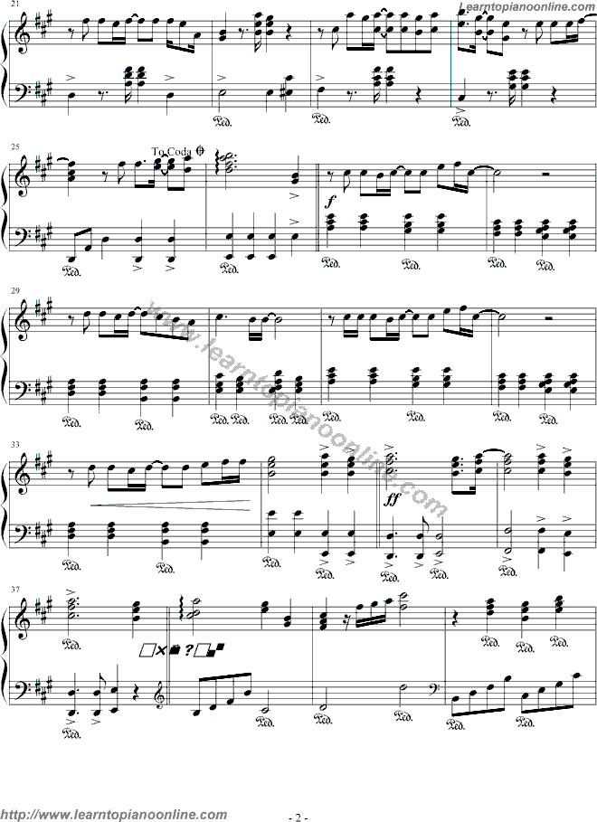 X Japan - Tears(version3) Piano Sheet Music Chords Tabs Notes Tutorial Score Free