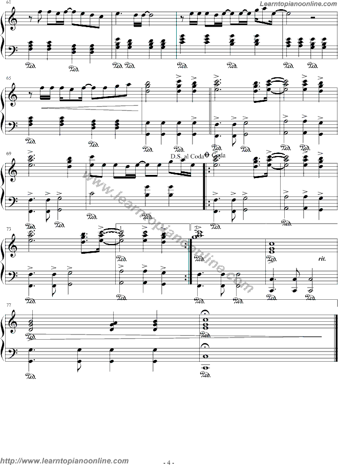 X Japan - Tears(version3) Piano Sheet Music Chords Tabs Notes Tutorial Score Free