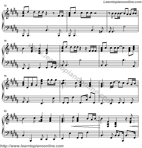 X Japan- Endless Rain(version2) Piano Sheet Music Chords Tabs Notes Tutorial Score Free