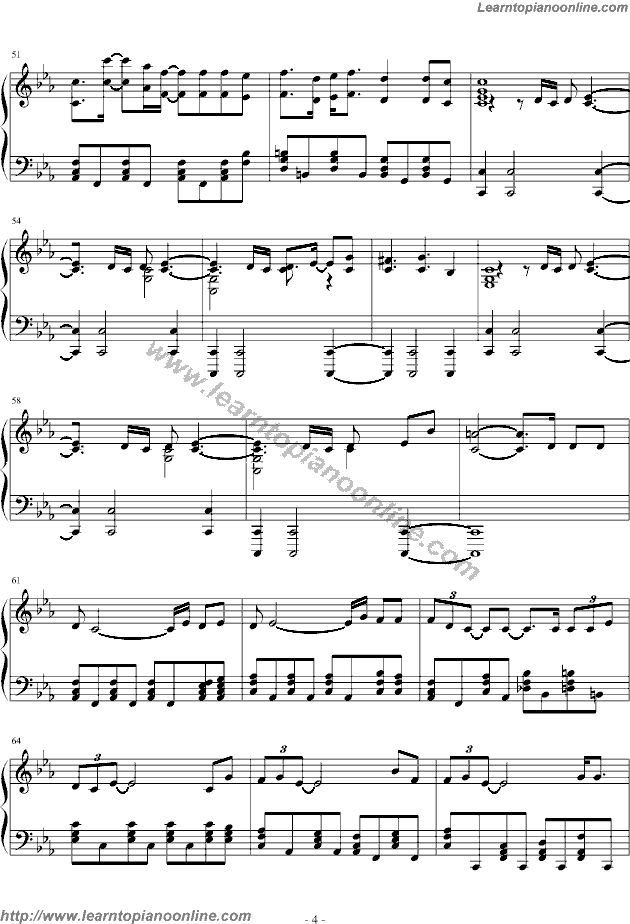 Adele - Skyfall(piano solo) Piano Sheet Music Chords Tabs Notes Tutorial Score Free