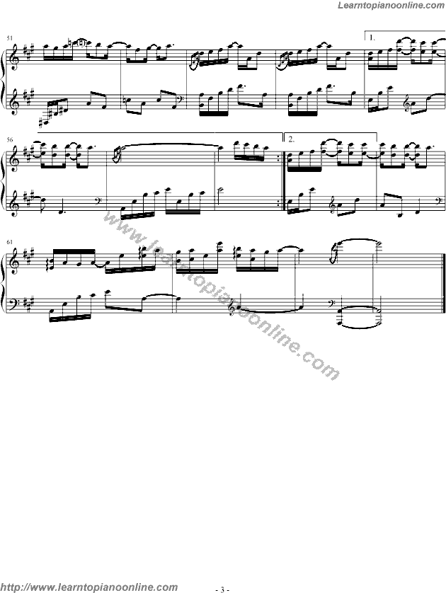 Yiruma - If I Could See You Again Piano Sheet Music Free