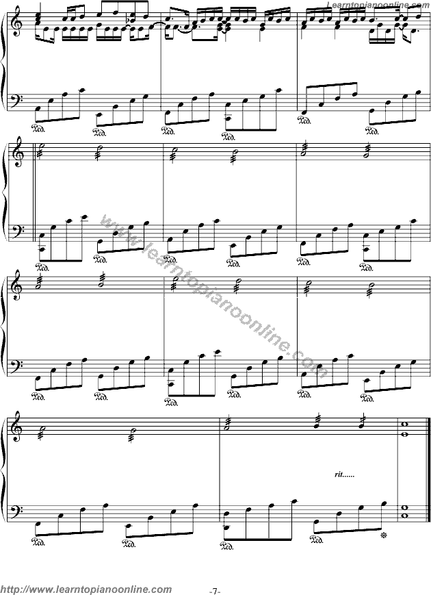 Johann Pachelbel - Canon in C Major Piano Sheet Music Free