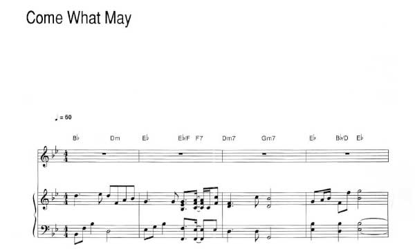 Come What May - Air Supply - PDF Free Piano Sheet Music
