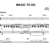Magic to Do From Pippin - Stephen Schwartz - PDF Piano Sheet Music Free