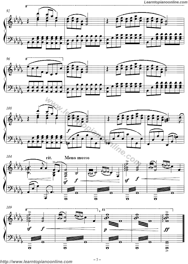 Ryuichi Sakamoto-Merry Christmas Mr. Lawrence main theme(5) Free Piano Sheet Music | Learn How ...